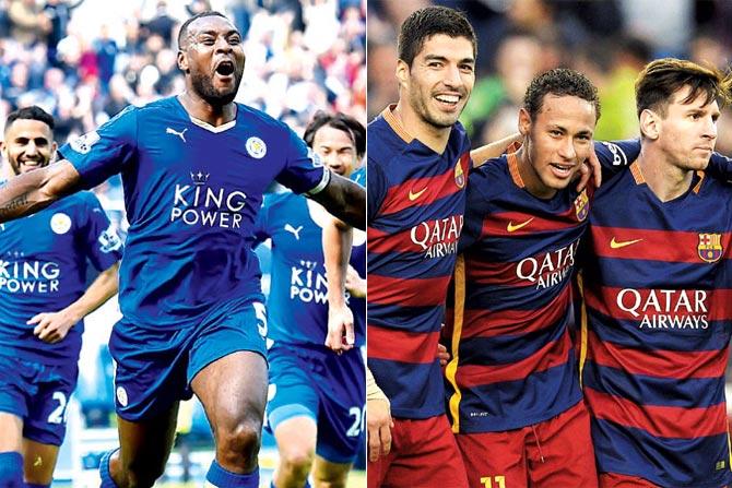 Leicester City and Barcelona