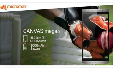 Micromax launches Canvas Mega 2 for Rs.7,999