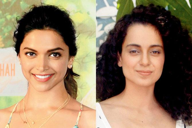 Deepika Padukone andf Kangana Ranaut