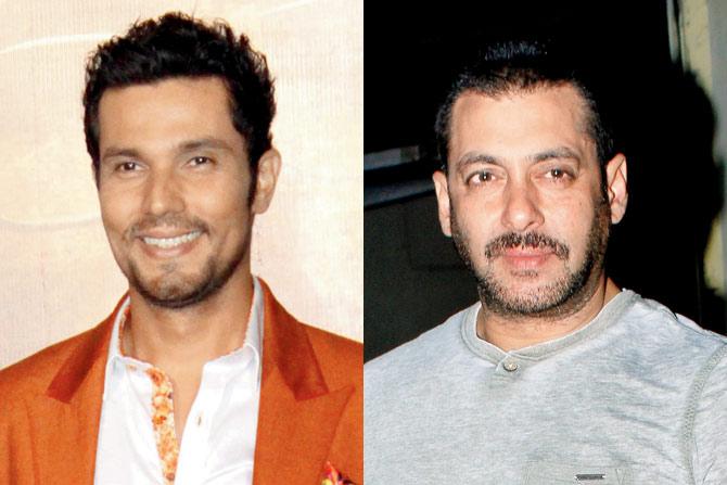 Randeep Hooda and Salman Khan