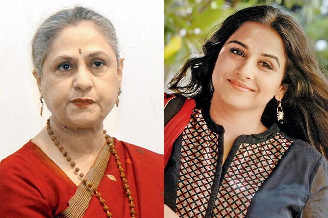 Jaya Bachchan and Vidya Balan