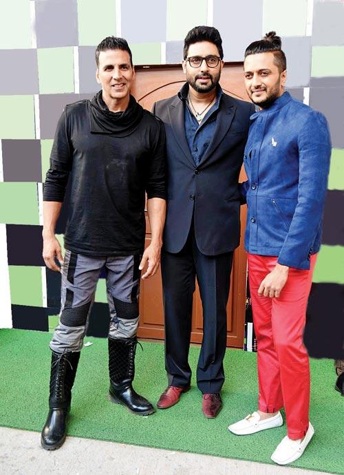 Akshay Kumar, Abhishek Bachchan and Riteish Deshmukh