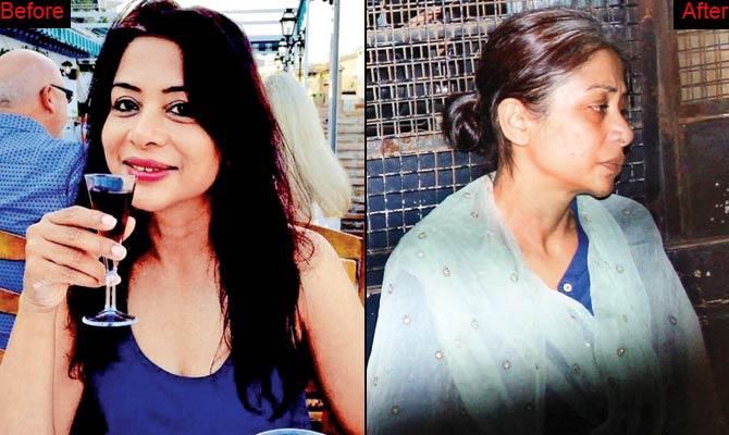 Indrani Mukerjea’s poor health in jail was evident from her drastically changed appearance just months after her arrest, as this picture from November shows. File pics