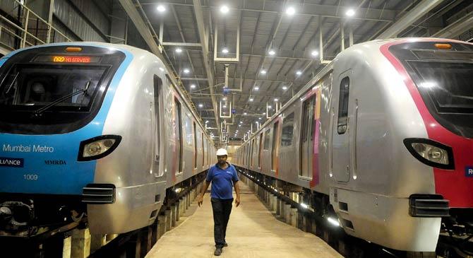 The Mumbai Metro gleams as the Mumbaikar dreams