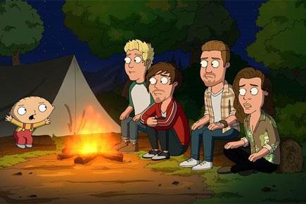 Revealed! First look of One Direction on 'Family Guy'