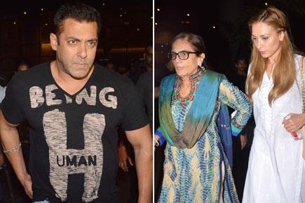 Iulia Vantur spotted with Salman Khan and his family
