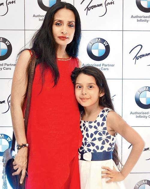 Suchitra Pillai with her daughter