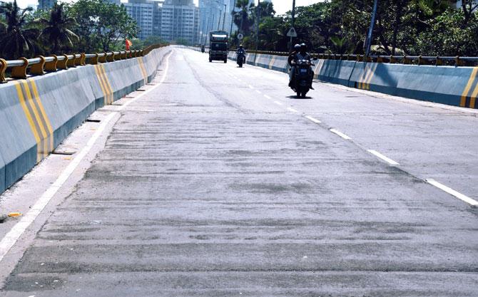 The newly opened flyover in Goregaon is uneven, bumpy and almost certainly accident-prone, but maybe we