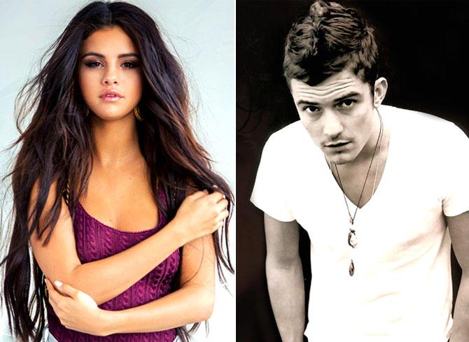 Selena Gomez and Orlando Bloom 