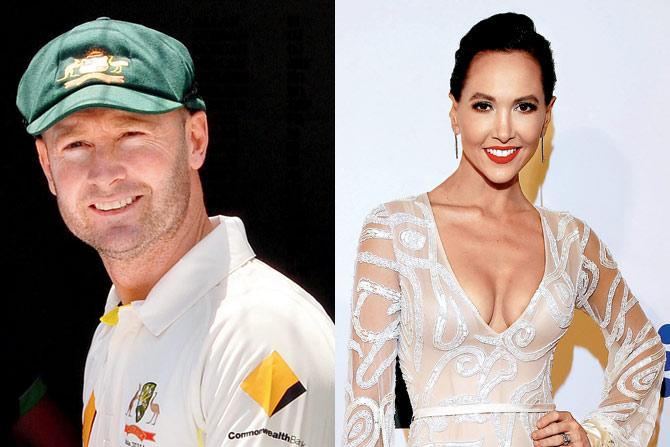 Michael Clarke and Kyly Clarke. Pics/Getty Images