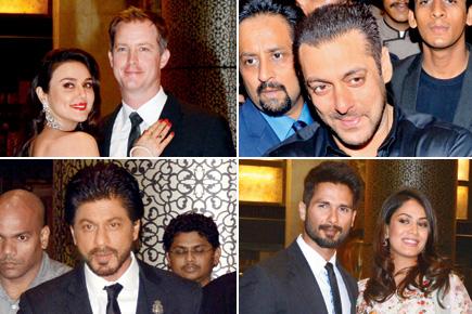 Preity Zinta looks red hot at her grand wedding reception in Mumbai
