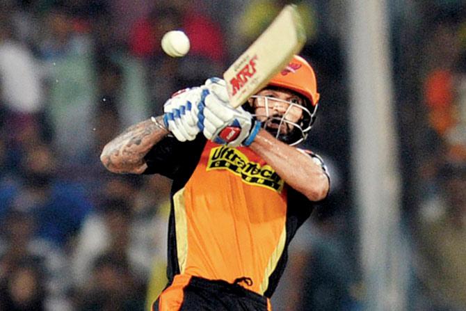 SRH will bank on Shikhar Dhawan for a good start. PIC/AFP