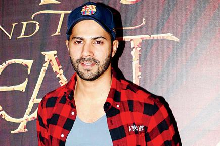 Varun Dhawan and Boman Irani catch up at 'Beauty and The Beast' musical