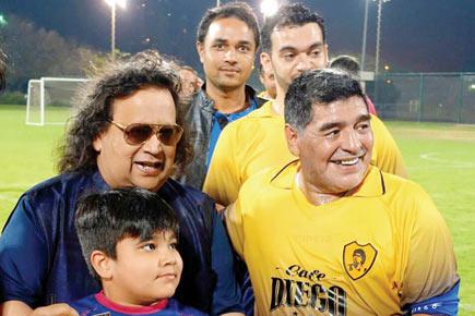 Bappi Lahiri gets football icon Diego Maradona to release his new album
