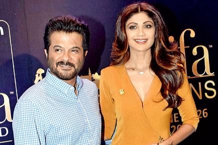 Spotted: Anil Kapoor and Shilpa Shetty at IIFA Awards event