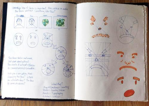 Data visualisation firm Stamen designed the atlas and has a leather notebook full of drawings based on discussions with the Ekmans about how emotions work. PIC/STamen