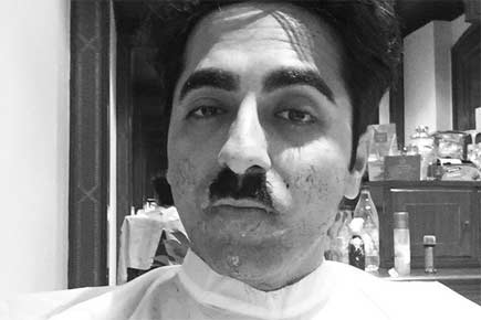 Ayushmann tries Chaplin-inspired look for 'Meri Pyaari Bindu'