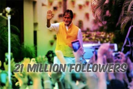 Amitabh Bachchan garners 21 mn followers on Twitter