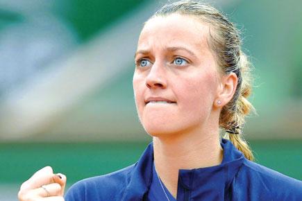 French Open: Czech Petra Kvitova suffers scare on Day One