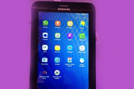 Samsung launches India's first tablet with 'iris recognition'