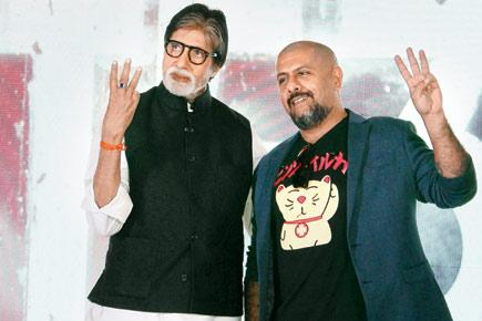 On the beat! Amitabh Bachchan at music launch of 'TE3N'