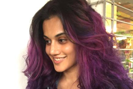 Taapsee Pannu dyes her tresses pink, purple