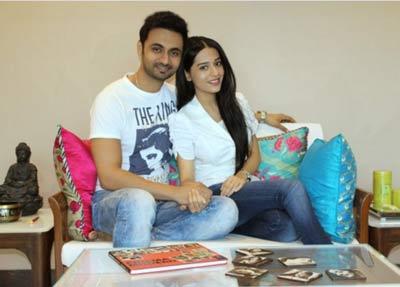 Amrita Rao with husband RJ Anmol