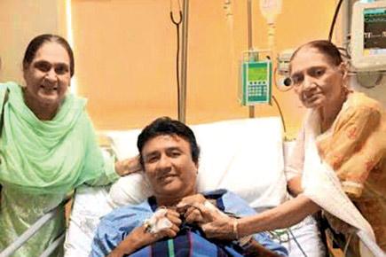 Anu Malik's wife posts picture of him in the hospital