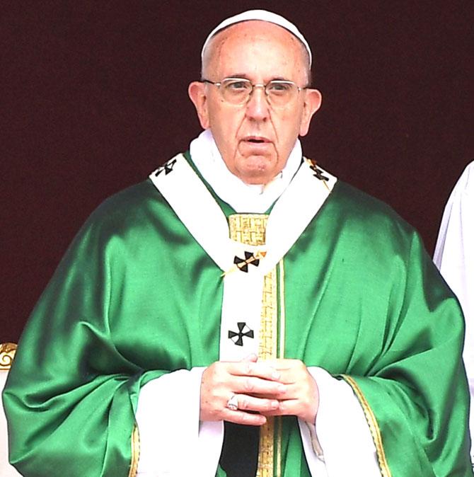 Pope Francis. Pics/AFP
