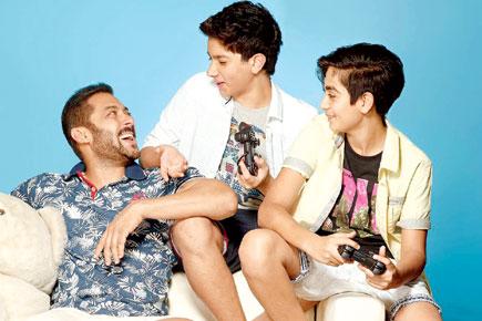 Clicked! 'Sultan' Salman Khan with his nephews