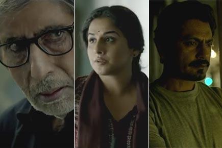 Watch! Big B, Vidya Balan, Nawazuddin in 'TE3N' trailer