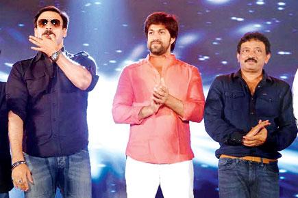 Spotted: Vivek Oberoi and Ram Gopal Varma at their film's launch event