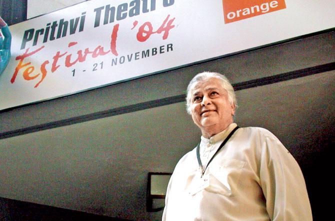 Shashi Kapoor at the Prithvi Theatre