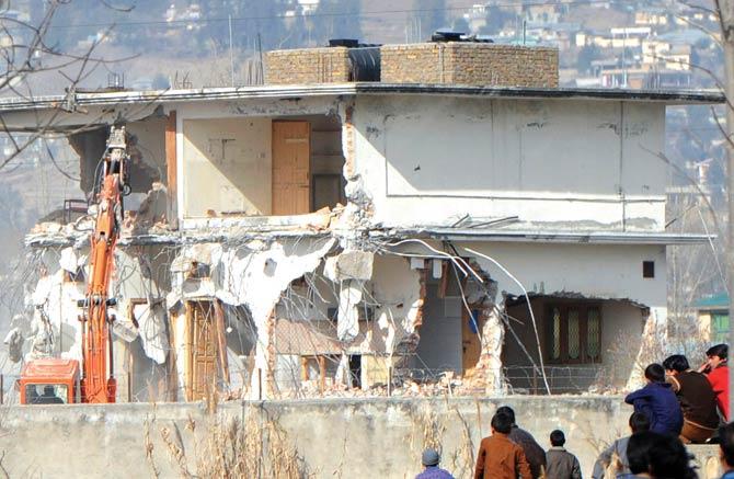 The compound in Abbotabad, Pakistan, where Osama bin Laden was killed in 2011. Pics/AFP