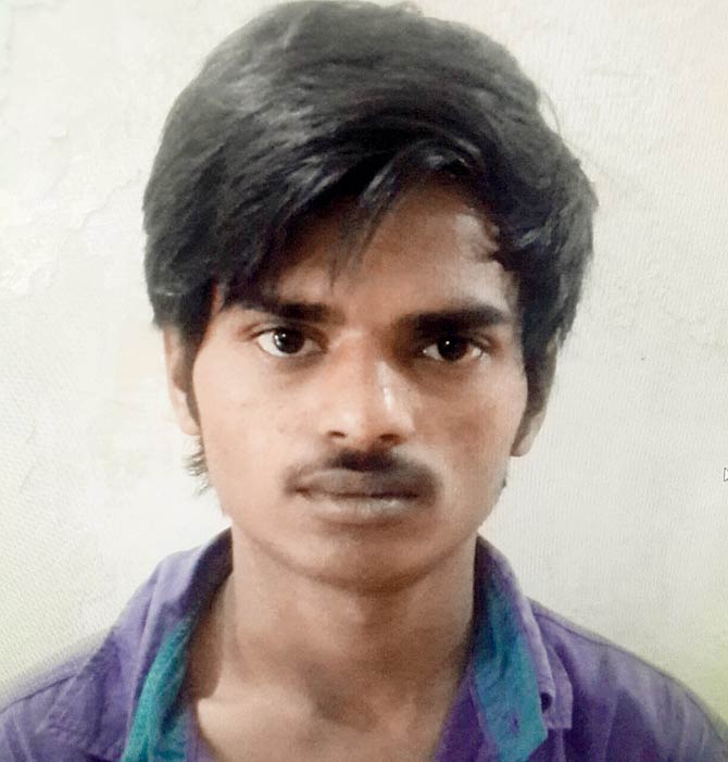The deceased, Amit Rathod was arrested for stealing valuables worth Rs 7 lakh from a businessman’s home. Pic/Rajesh Gupta