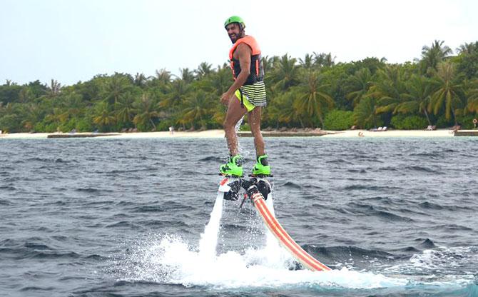 Ashish Chowdhry soak it up in Maldives