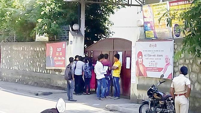 Some students at the DAV School in Airoli — a test centre for NEET — alleged that the gates were closed early and they were barred from the exam
