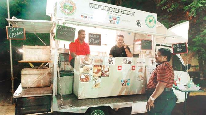 The Bombay Food Truck Company travels around Chimbai every evening 