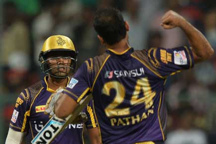 IPL 9: Yusuf Pathan and Andre Russell are Kolkata's Knight Riders against Bangalore