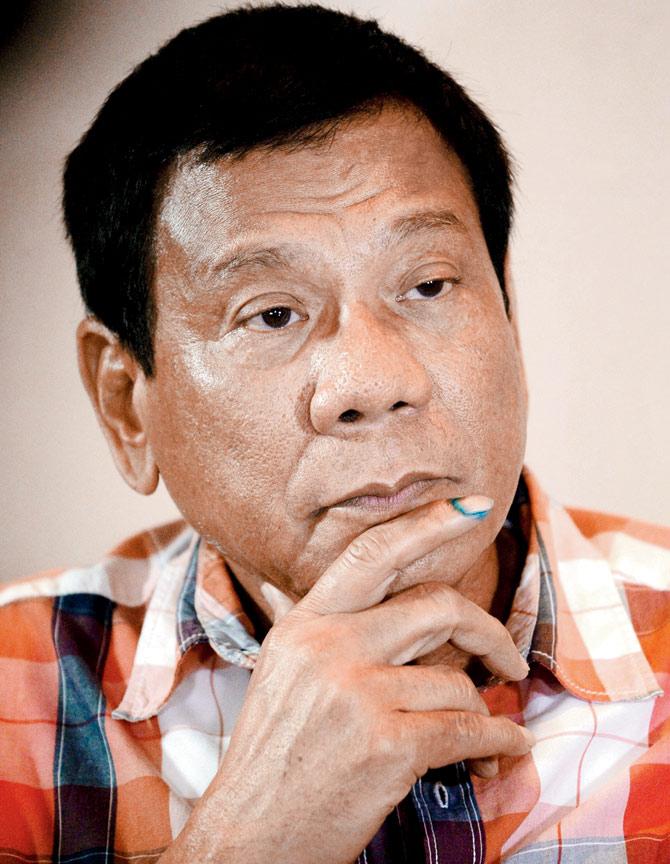 Davao City Mayor Rodrigo Duterte. PICS/AFP