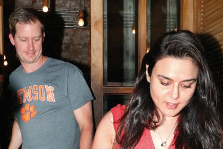 Preity Zinta and Gene Goodenough enjoy a dinner date in Mumbai