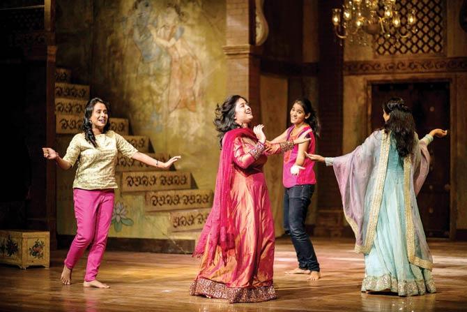 Mercifully, Purva Naresh has not taken the Bollywood shortcut in Ladies Sangeet. There is a lot of music, but thanks to Shubha Mudgal, it is traditional folk and semi-classical