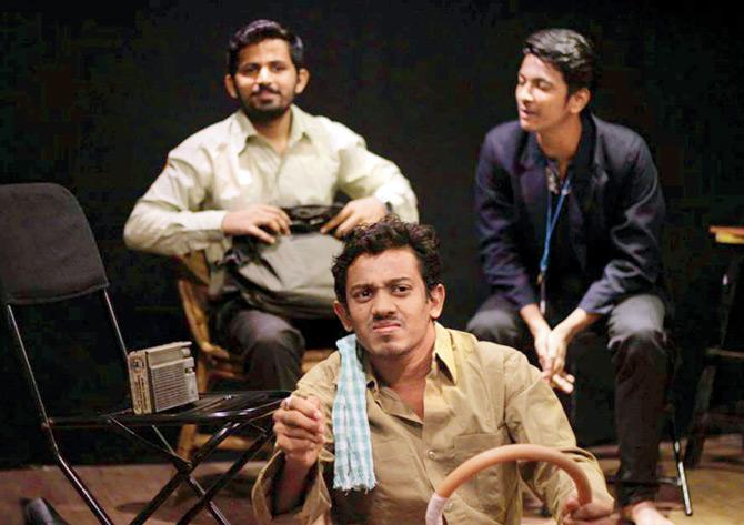 Actors performing a scene from Tiklyaa