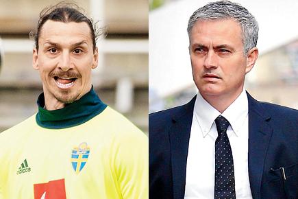Zlatan Ibrahimovic and Jose Mourinho