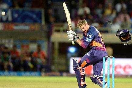 IPL 9: Hit by a 'truck-like' bouncer, George Bailey escapes unhurt