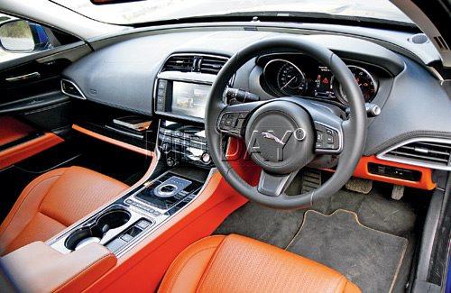 Finely crafted interiors are to be expected from a Jag