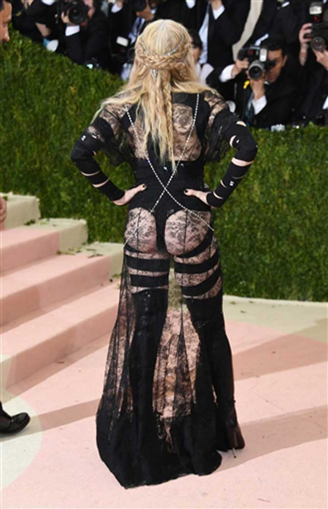 Madonna attends the "Manus x Machina: Fashion In An Age Of Technology" Costume Institute Gala at Metropolitan Museum of Art on May 2, 2016 in New York City. Pic/AFP