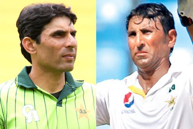 Misbah Ul Haq and Younis Khan