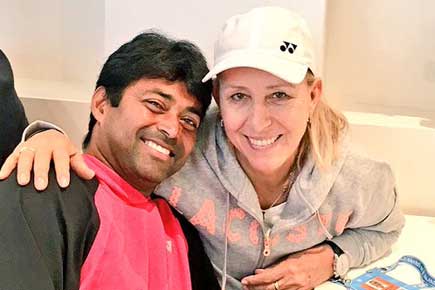 Leander Paes spends rainy day at French Open with 'legendary' friend
