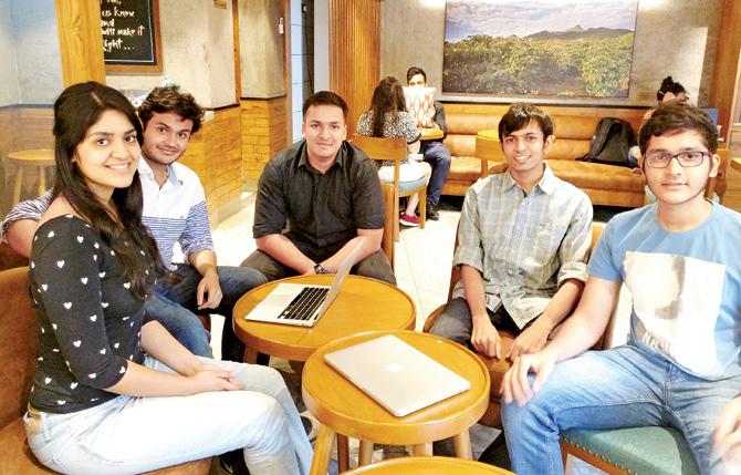 Jelam, Saumil, Shivam, Siddharth, Sanchit who created Radius